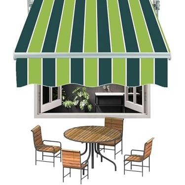 Imagem de Tecido De Substituição Para Toldo Externo, Toldo De Pátio Abrigo De Sol Lona Com Valance, Toldo De Pano De Substituição Cobertura Superior De Abrigo De Som, Green, 6x4.5m/20x15ft