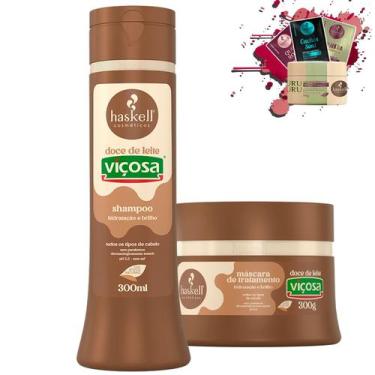 Imagem de Kit Haskell Doce de Leite Shampoo e Máscara 300ml