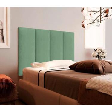 Imagem de Cabeceira Estofada Suspensa para Cama de Solteiro 90 cm - Diversas Cor