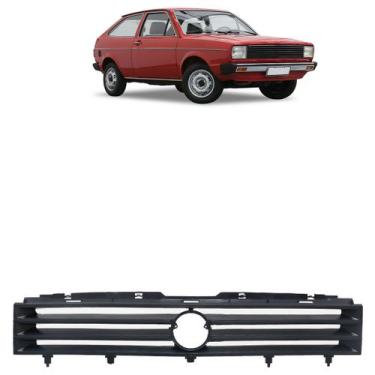 Imagem de Grade Central Parachoque Dianteiro Gol 1987 1988 1989 1990 Preto Acaba