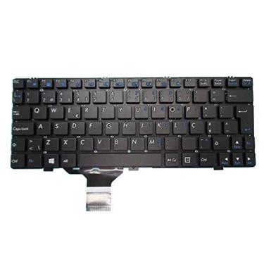 Imagem de Teclado de laptop para CLEVO M1110 M1110Q M1111 M1115 MP-08J66P0-4303W 6-80-W3100-151-1 Portugal PO Preto sem moldura Novo