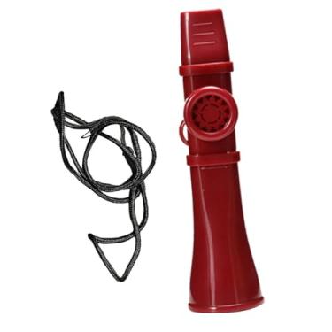 Imagem de KiBcsLic Instrumentos Musicais Profissionais Kazoo, Fáceis de Aprender, Lembrancinhas de Festa, Flauta de Boca para Ukulele, Iniciantes E Crianças, Vermelho