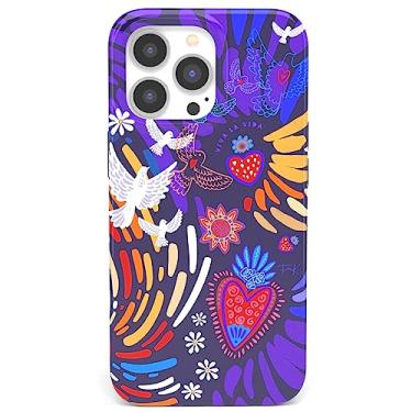 Imagem de Casely Capa para iPhone 14 Pro Max | Compatível com MagSafe Viva La Vida | Capa Colagem Frida Kahlo