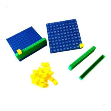 Imagem de Material Dourado Base 10 Para Estudo Das 4 Operações - Mmp - MMP mater