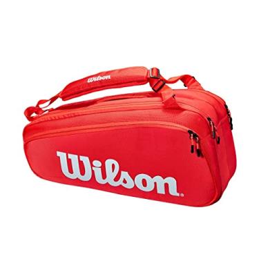 Imagem de Raqueteira Wilson Super Tour 9 - Vermelha