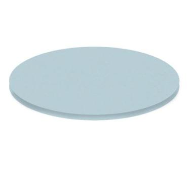 Imagem de Tampo Redondo 70 cm (Largura) P25 Pandin MDP 2,50 cm (altura) Cor Cinz