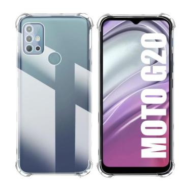Imagem de Capa Case PROTETORA transparente Moto G20 6.5 XT2128-1 - Cell In Power