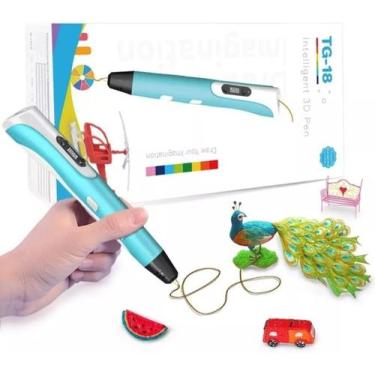 Imagem de Caneta Impressora 3D: Brinque E Desenhe - . - Caneta 3D, Presente Cria