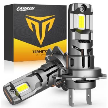 Imagem de FAHREN Lâmpadas LED H7, , % mais brilhante, 6500K branco frio, lâmpadas H7 verdadeiramente Plug and Play, prontas para CAN-Bus, sem necessidade de adaptador extra, pacote com 2