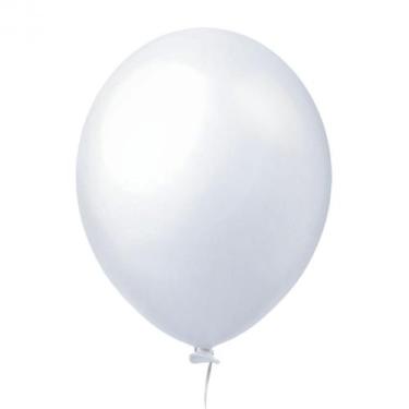 Imagem de Balão 8 Branco Happy Day 50 Un