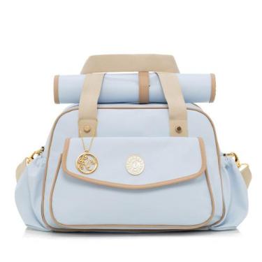 Imagem de Bolsa Maternidade Lequiqui Rivoli Grande - Azul 72561 03AC