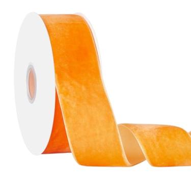 Imagem de PH PandaHall Fita de veludo de 3,5 cm, fita vintage de 10 metros, fitas de embrulho de cetim para laço de cabelo, embrulho de presente de Natal Hallowwen, arranjo de flores, buquês de noiva