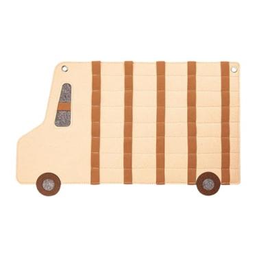 Imagem de Kokiya Organizador de armazenamento suspenso para carrinho de brinquedo modelo fundido 1/64, comporta 40 carrinhos de brinquedo, bolsa suspensa para, CafÉ