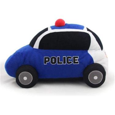 Imagem de Brinquedo de pelúcia para carro de polícia HUOGUO - 15,7 polegadas gra