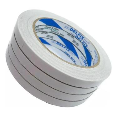 Imagem de Fita Adesiva Dupla Face Delfix 9Mm X 30 Metros - 2 Rolos