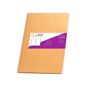 Imagem de Caderneta 10X14Cm A6 40 Fls Sempauta Nantes Topget - Natural