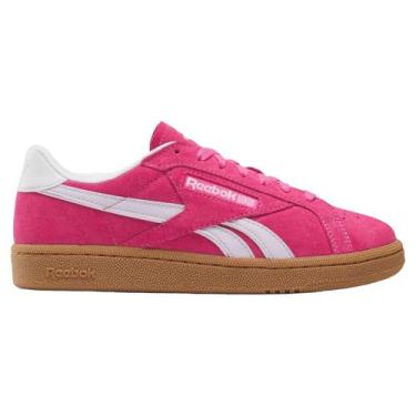 Imagem de Reebok Tênis feminino Club C Grounds Uk, True Pink Digital Gleam Gum, 38 EU