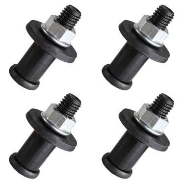 Imagem de Hbxdeco 4 peças de parafusos de ataque de porta traseira 38427, parafusos de trava de porta traseira de aço inoxidável com porcas substituir OEM #11570162, compatível com Silverado Escalade Avalanche