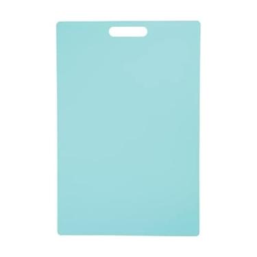 Imagem de Farberware Tábua de corte de plástico, 30 x 45 cm, água, livre de BPA, reversível, suave em facas
