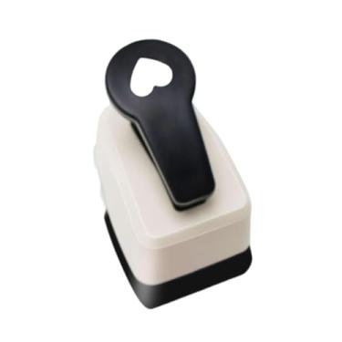 Imagem de KiBcsLic Furador de papel em formato de coração, furador artesanal para casamentos, manual, materiais decorativos premium para escritório, projetos DIY, S