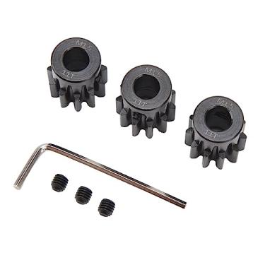 Imagem de Domary M1.5 Conjunto de Engrenagens de Carro RC de 8 Mm, Engrenagem de Motor de Aço para 1/5 1/8 1/10 Modelo Car, Fabricação Profissional, Baixo Ruído, Fácil de Instalar (11t)