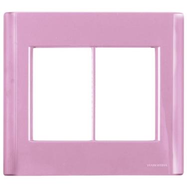 Imagem de Placa 6 Postos 4X4 Giz Rosa Tramontina