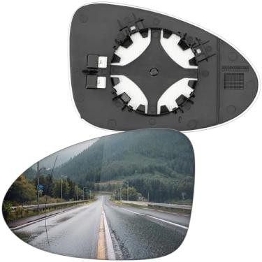 Imagem de LOIYLLEN Substituição do espelho lateral do motorista para Porsche Macan 95B 2015 2016 2017 2018 2019 2020 2021 2022 2023 - Vidro do espelho do lado esquerdo, vidro dos espelhos retrovisores com