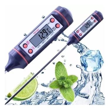 Imagem de Termômetro Culinário Digital Espeto Alimentos Cozinha Forno