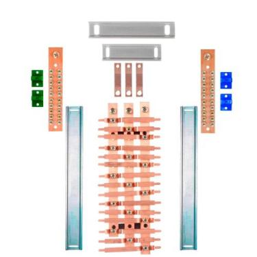 Imagem de Kit Barramento Trifásico 225A para 30 Circuitos - Zathura