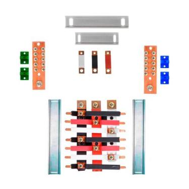 Imagem de Kit Barramento Trifásico 225A para 14 Circuitos com Termo Retrátil - Z