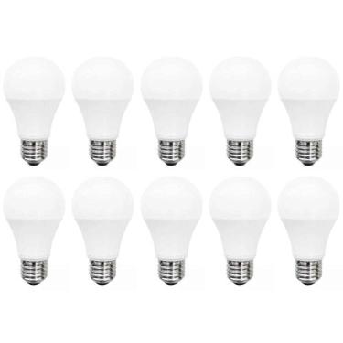 Imagem de Kit 10 lampada led bulbo 15w branco neutro 4000k biv e27 kian
