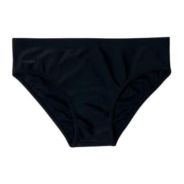 Imagem de Sunga Lisa Slim Poliamida Laterais Estreitas Mash 303.30, Preto, GG