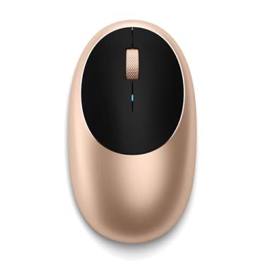 Imagem de Satechi Mouse M1 de Alumínio Sem Fio Bluetooth com Porta Tipo-C Recarregável - Para M2/M1 MacBook Pro/Air, M2/M1 iPad Pro/Air, M2 Mac Mini, iMac M1 e mais (Dourado)