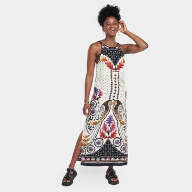 Imagem de Vestido Farm Midi Tapete de Arara Feminino-Feminino