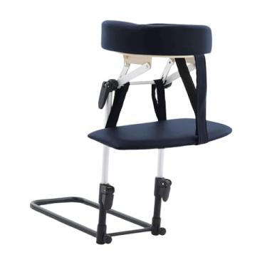 Imagem de FashionCha Kit de massagem com colchão e apoio de braço para mesa de massagem, suporte facial resistente e confortável, altura ajustável para, Cinza Azul