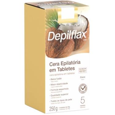 Imagem de Depilflax – Cera Quente em Tabletes Coco 250g