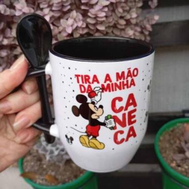 Imagem de Caneca de Cerâmica Várias Cores Tira a Mão Mickey - Mina Store, Fundo 