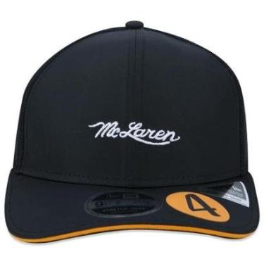 Imagem de BONÉ NEW ERA 950 MC LAREN F1 TEAM GP MÔNACO LANDO NORRIS STRETCH SNAP PRETO-Masculino