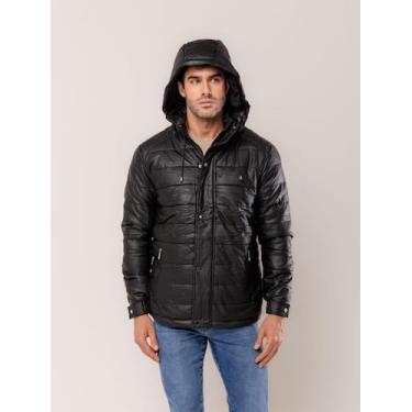 Imagem de Jaqueta material sintético Forrada Capuz Removível Impermeável Neve Fr