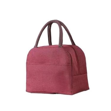 Imagem de Bolsa Térmica Portátil Com Isolamento Térmico De Desenho (VERMELHO-270)