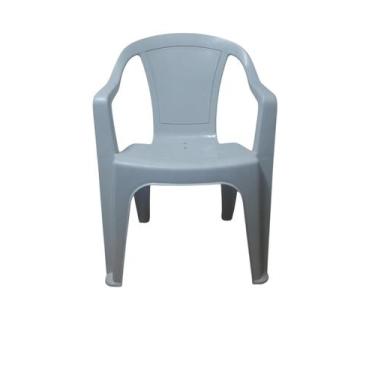 Imagem de kit 5 Poltrona de Plástico Pegasus Branco Gelo - Central de embalagem