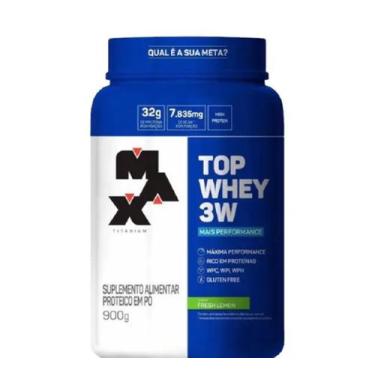 Imagem de Top Whey 3W Mais Performance Max Titanium 900g, Fresh Lemon