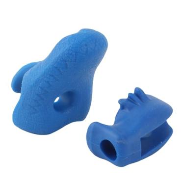 Imagem de RiToEasysports Treinamento de de Violino de Silicone Macio, Suporte de Corda de Violino Compacto e Leve para Aderência Correta (Azul)