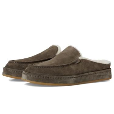 Imagem de Allen Edmonds Chinelos masculinos forrados com laço, Camurça cinza escuro, 45