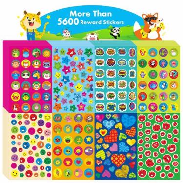 Imagem de Adesivos Hebayy 5600+ Incentive 280+ Desenhos de desenhos animados par