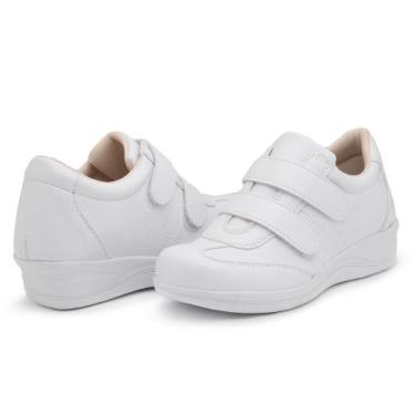 Imagem de Sapatênis Feminino Ortopédico Salto Anabela Conforto Dor nos Pés - Ska