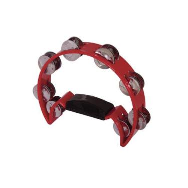 Imagem de Pandeiro Meia Lua Vermelho Spanking F108