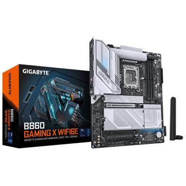 Imagem de Placa Mãe Gigabyte B860 GAMING X WIFI6E LGA 1851 4xDDR5 Intel B860 Express  ATX