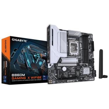Imagem de Placa Mãe Gigabyte B860M GAMING X WIFI6E LGA1851 4xDDR5 Chipset Intel B860 Express mATX