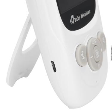 Imagem de Babá Eletrônica Digital com Monitor LCD 2.4 Polegadas, Câmera com Visão Noturna, Comunicação Bidirecional, Sensor de Temperatura, Alcance 100m, Bateria 800mAh
